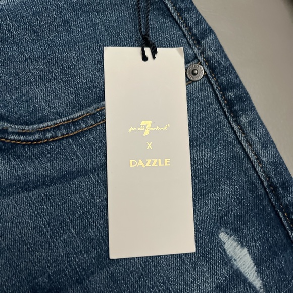 NWT - 7 For All Mankind x Dazzle Men’s the Stacked Skinny Jeans - Size 34 - Picture 3 of 11